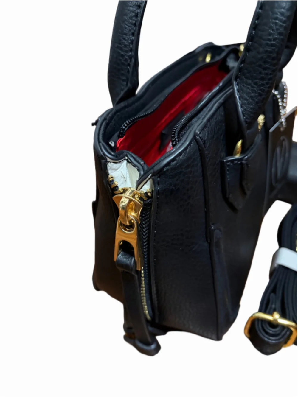 Vertigo Paris “Dani” Mini Satchel NWT Black/White Y2K Inspired Crossbody Bag